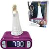 Lexibook - Disney Frozen 2 Sveglia con Suoni e Luce Notturna per Bambini con Luce Notturna Snooze, Orologio per Bambini, Elsa Luminoso, Colore Blu - RL800FZLXB
