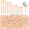 Mardatt 180 tee da golf in legno di 4 dimensioni, 8,9 cm, 5,8 cm, 5,8 cm, 3,8 cm, 3,8 cm, 1,8 cm, 1,8 cm, per amanti del golf