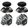 GuliKit TMR - Kit di ricambio per joystick magnetico per controller PS5 DualSense/DualSense Edge, modulo di riparazione elettromagnetico anti-drift con tappi per levette, saldatura necessaria