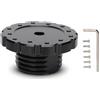 Topiky Adattatore per volante, adattatore per mozzo volante da gioco, adattatore professionale in alluminio per T300 T500 TS PC TS XW (nero)