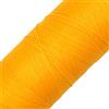 LINHASITA, Rocchetto di Filo Cerato, 100 g, 360 m, 0,5 mm di Spessore, in Poliestere, per macramé, 30 Colori - Giallo Intenso