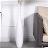 Leewadee Vaso Bianco Decorativo Per Fiori O Pampas Da Interno Da Terra, Alto 85 cm, Resina