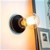Applique classiche in ottone,lampada da muro per interni una luce con vetro an35
