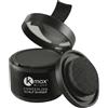 Kmax mini Scalp Shader polvere per capelli copre diradamento, calvizie e ricrescita, fondotinta per capelli effetto duraturo, mascara per capelli bianchi - Nero - Made in Italy