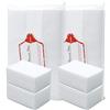 WEONE 800 Pezzi Salviette in Cotone per Unghie, Tamponi di Cotone di Pulire Nail, Nail Wipe Cotton Pad Lint Free Wipes, Rimozione Del Cotone Pulitore Pad Cellulosa Unghie, Cotone per Unghie Gel