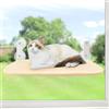 GUUSII HOME Amaca per Gatti da Finestra Amaca Gatto Trespolo da Appendere con Potenti Ventose Letto Facile da Montare Tappetino Reversibile Stabile Mensole Cuccia 52 * 30cm Fino a 25kg da Interno