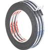 PATIKIL 5m/16.4ft Sigillatura Schiuma Nastro, 3Pz 5mm Largo 1mm Spesso Singolo Paraspifferi Gommapiuma Guarnizione Porta Striscia per Mobili per Isolamento Tubi Finestre, Nero
