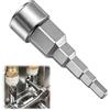 LNGJIN 1/2ChiaveaPassoperImpianti Idraulici,Chiaveperradiatore,chiaveuniversaleperradiatore,Chiave per valvola per radiatore,Chiaveagradino,Chiave Universale a Gradini,chiave a bussola a5 livelli