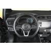Walser 16639 Coprivolante in Tela Soft Grip - 38 cm Nero, Coprivolante per Auto Accessori per Volante con Rivestimento Antiscivolo, Misura Universale