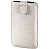 Hama Lacquer and Leather custodia per cellulare Custodia a tasca Bianco
