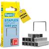 Rapid Confezione da 1080 Graffe N.53/8 per Tessuto e Decorazioni in Acciaio Zincato, Struttura a Filo Fine, Lunghezza Gamba 8 mm