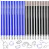 Beinup 30 Pezzi Refill per Penna Gel Cancellabile Blu e Nere, compatibili con Legami, Penne Cancellabili Ricariche, Altezza 13 cm, Punta 0,7 mm, Inchiostro Termosensibile, per Appunti, Schizzi