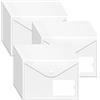 GoodtoU Cartelle di plastica A5-36 Pack A5 cartelle in plastica con bottone automatico portadocumenti Popper portafoglio buste buste tasca