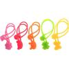 VINTORKY 5 Pz bande di silicone alla rinfusa cinturini in silicone multifunzione fettuccia per borse fettucce per borse elastici colorati bande di fissaggio del libro bande colorate verdura