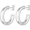 Elli Orecchini Orecchini Elli PREMIUM Donne Orecchini a cerchio in argento sterlino 925