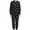 Disney Stitch Pigiama per Ragazze, Pigiama Intero Morbido, Regalo per Bambina e Adolescenti, Taglie 6 a 12 Anni (IT, età, 8 Anni, Regular, Nero)