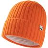 TOP-EX XL/XXL 100% Lana Merino Berretto Invernale Uomo Donna Fisherman Beanie Berretto Maglia Caldo con Fodera in Pile, Colore: arancione., L