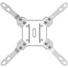 Drall 4 pezzi Adattatore VESA bianco per l'estensione di 10 cm (VESA 100) delle staffe per monitor Bracci di estensione Modello: AD6W