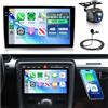 Rimoody 4+128G Autoradio Android per Audi A4 S4 RS4 B6 B7 8E 2000-2009 9 Schermo INCell Touchscreen Radio con Carplay Wireless Android Auto Mirror Link Navi GPS Bluetooth WiFi FM/RDS/EQ Telecamera Posteriore