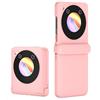 GIOPUEY Cover Compatibile con Nubia Flip, Materiale PC Rigido Custodia, Comodo e Liscio al Tatto Case，Antiurto, Anti-Impronta - Pink