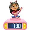 Lexibook, La casa delle bambole di Gabby, Sveglia con luce notturna Gabby, Suoni e melodie, Schermo LCD retroilluminato, Luminoso, Snooze, Rosa, RL800GDHLXB