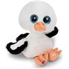 NICI Glubschis, Sir-Sorto 63032 - Morbida cicogna di Peluche, per Coccole e Giochi, per Bambini e Adulti, Fantastica Idea Regalo, 15 cm, Bianco