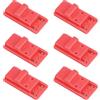 Fukaisu 6pz Jig Clip per Switch, Rosso Loader Jig Strumento di Cortocircuito per Modalità di Modifica e Ripristino