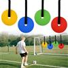 PANYI 4 Pezzi Kit Allenamento Calcio con 4 Cinghie Adatto per Porte da Calcios Bersagli Superiori Bersagli Angolari Bersaglis da Calcio Utilizzato per Migliorare la Precisione