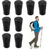 XUIIOSOOKP 16 Pz Bastoncini da Trekking in Gomma, Tappi Punta Gommini da Nordic Walking, Cuscinetti in Gomma per Bastoncini da Passeggio per Bastoni da Trekking Asfalto Ghiaia Montagne