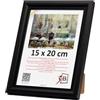 3-B - Cornice portafoto modello Mori in nero - 15 x 20 cm - con vetro acrilico