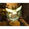 Geschenkelampe Hedwig Gufo Luce notturna personalizzata con nome lampada da comodino come regalo per giovani adulti e ragazze
