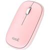 Cool Mouse wireless Cool Slim silenzioso 2 in 1 (Bluetooth + Adap. USB) Rosa