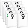 LOOHAOC 10 sacchetti sottovuoto compatibili con Nilfisk Alto Aero 20/21/25/26/31/VL200, compatibili con sacchetti Makita VC2010L/VC2511L/VC2512L/VC3011L