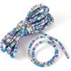 BB Beadthoven Beadthoven - Cordoncino etnico rotondo, 4,5 m, diametro 5 mm, in fibra di cotone intrecciato, stile bohémien, per fai da te, telefono, borse, bracciali, collane e gioielli, colore: nero