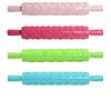 HEEPDD Set di 12 Mattarelli Decorativi per Torte, Strumenti in Plastica Testurizzata Antiaderente per Pasta Fondente, Colori Assortiti