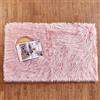 YDFYX Faux Pelliccia di Agnello di Pecora Tappeto,Pelliccia Sintetica Tappeto Vello di Pecora, per Soggiorno, Lunga Pelliccia Morbida, soffice, Tappetino per Il Letto, Divano (Rosa, 80 x 180cm)