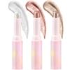 Beauty Glazed Ombretto in stick Crystal Jelly Glaze, matita illuminante idratante, ombretto in stick Last All-Day Shimmer - Trucco multifunzionale brillante per occhi, guance e labbra (#1-2-3, 3 pezzi)