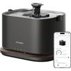 PETLIBRO Fontana per Gatti Upgrade, Senza Fili e a Batteria, Monitoraggio App 3L/101oz, Fontana Dockstream 2 con Vassoio in Acciaio Inossidabile, Dispenser d'Acqua per Cani WiFi 5GHz