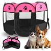 Faryodi Recinto pieghevole per cuccioli, box per cani, 74x74x43cm, recinto per gatti, recinto per piccoli animali per casa, recinto all'aperto per cani, gatti, conigli, interno ed esterno'