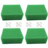 GERUI Spugna filtrante compatibile grossa per acquario Juwel, 4 pezzi, L | Mezzi filtranti L, nitrati, per spugne filtranti Juwel Compact/H/Bioflow 3.0/L/Bioflow Super/Bioflow Mini