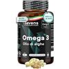 SEVENS NUTRITION Omega 3 Vegan ad Alta Efficienza - Omega 3 1000 mg DHA - 60 Capsule Molli