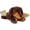 Habibi Plush Cuscino termico per bambini e adulti - Bassotto 2045 con imbottitura di miglio, peluche termico per riscaldare nel forno a microonde/forno, ideale anche per bambini