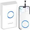 Whimsii Salvavita Anziani - Pager e Allarme per Anziani con Pulsante SOS, Campanello Wireless da Interno, Sistema di Monitoraggio Remoto per Sicurezza in Casa (WIFISOS-WHITE1)