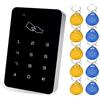 YAVIS 125HZ Standalone RFID Controllo Accessi Lettore Tastiera Ingresso Porta Singola Pannello Touch Esterno e Interno Supporto 1000 Utenti+10 Portachiavi