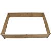 Siena Garden Aiuola rialzata impilabile, 120 x 80 x 19,5 cm, cerniere zincate naturali