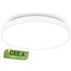 BRILONER - Plafoniera LED, CEE A sorgente luminosa, 17,1W a 3900lm, luce bianca neutra, decoro in alluminio, lampada soffitto, plafoniere da soffitto, 38x6 cm, bianco