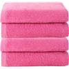 Top Towel Plus - Set di 4 Asciugamani da Bagno e Lavabo 100% Cotone | Asciugamani Morbidi, Assorbenti e Resistenti 50x100 cm | Set Ideale per Bagno Moderno