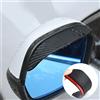 Mioloe 2 PZ Universale Auto Specchietto Retrovisore Parapioggia Parasole Sopracciglio Fibra Di Carbonio Specchio Laterale Parapioggia Accessori Auto (01)