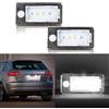 POPMOTORZ Luci Targa LED 5050 SMD Canbus Design Bianco per Audi A3 8P/S3 8P/A4 B6/B7 8E/S4/A5 8F/A6 4F/A8 4H/Q7 4L