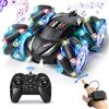 Jovow Macchina Telecomandata per Bambini, RC Stunt Car a 2.4 GHz con Controllo Gestuale 4WD Rotazione a 360° Luci e Spruzzo, Adatto come regalo per bambini dai 6 ai 12 anni sia maschi che femmine